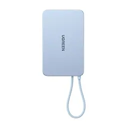 Батарея універсальна Ugreen 10000mAh 30W 1xUSB-C + 15W Magnetic Wireless + cable USB-C blue (65839B) - мініатюра 4