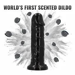 Фалоімітатор з ароматом лакриці Toyz4lovers Delicious Dildo Liquorice, 25 см - мініатюра 3