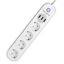 Розумний подовжувач Overmax Flow Multi Control з Wi‑Fi 2.15 м