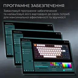 Клавіатура GamePro Asgard Valhalla Pro QLAB Sakura Switch Black (MK160-B-QS-PRO) - мініатюра 11
