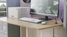 Комп'ютерний стіл Ferrum-decor Кевін 75x120x60 білий ДСП Дуб Сонома 16мм (FRD-101250) - мініатюра 3
