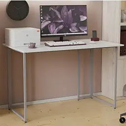 Комп'ютерний стіл Ferrum-decor Ханна 75x140x60 сірий ДСП Білий 16мм (FRD-101411)