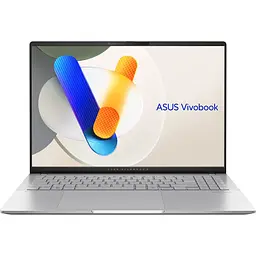 Ноутбук ASUS Vivobook S 16 M5606UA-MX025 16' 3.2K OLED, AMD R9-8945HS, 32GB, F1TB, UMA, NoOS, Сріблястий (90NB1483-M00110)