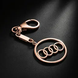 Брелок з червоного золота Audi (Ауді) (з9004)