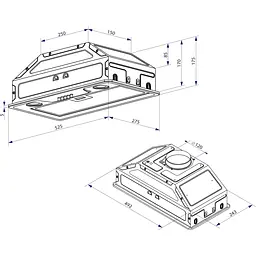 Витяжка Minola HBI 5202 IV 700 LED - мініатюра 9