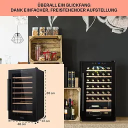 Винний холодильник Klarstein Barossa 32 Uno (10041395) - мініатюра 6