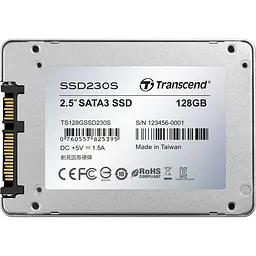 Накопичувач SSD Transcend SSD230S Premium 2.5" SATAIII 3D TLC 128GB (TS128GSSD230S) - мініатюра 3