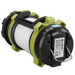 Ліхтар аккумуляторный S-link SL-F261 5WLed+40 SMD+20 Red Led 3000mAh USB+Powerbank Чорний - мініатюра 2