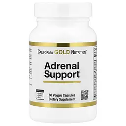 Підтримка наднирників Adrenal Support 60 рослинних капсул California Gold Nutrition vit0005153