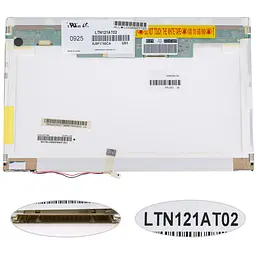 Матриця 12.1" LTN121AT02 1280 х 800, 20pin, 1CCFL, NORMAL, глянсова, роз'єм праворуч вгорі для ноутбука