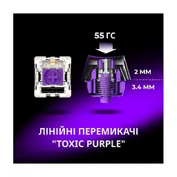 Клавіатура Lorgar KBP70MW Pro RGB Wireless/Bluetooth/USB UA Black/Yellow (LRG-KBP70MW-YL-US) - мініатюра 4