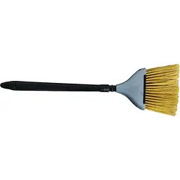 Віник Zambak Plastik №1 пластмасовий зі з'ємною ручкою 15х67 см сірий (ZP-260g) - мініатюра 3