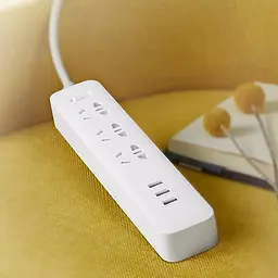Мережевий фільтр Xiaomi Mi Power Strip (3 розетки 3 USB) 27 W Fast Charge (NRB4049CN) - мініатюра 4