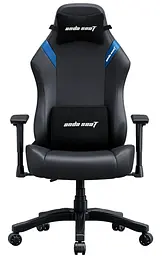 Ігрове крісло Anda Seat Luna Size L Black/Blue PVC (AD18-44-BS-PV) - мініатюра 2