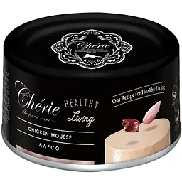 Влажный корм для кошек Cherie Healthy Living Chicken Mousse мусс из курицы 80 г