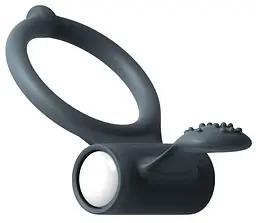 Ерекційне кільце з вібрацією Marc Dorcel Power Clit Black V2 Dorcel MD1410 87186 - мініатюра 1