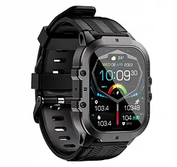 Смарт-годинник Oukitel BT-20 IP68 AMOLED Black-Orange - мініатюра 3