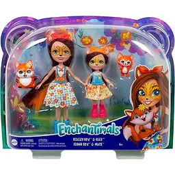 Лялька Enchantimals Лисичка Фелісіті з молодшою сестрою (HCF81) - мініатюра 2