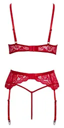 Комплект Cottelli Lingerie X-Mas Bra Set L/XL (червоний) - мініатюра 6
