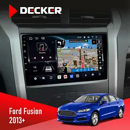 Штатна магнітола Ford Fusion 2013+ Decker D9-011 4x64, DSP, 4G, 360 Decker (НФ-00005595)