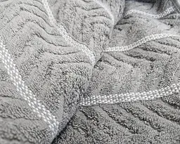 Набір турецьких махрових рушників Cestepe MicroCotton Premium 3 штуки 70x140 Multi 2 щільність 600 г/м2 - мініатюра 10
