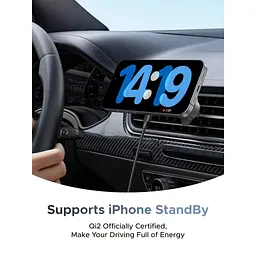 Універсальний автотримач Ugreen W758 Magnetic Wireless Car Charger 25W QI2.2 Starlight Blue (55967) - мініатюра 5