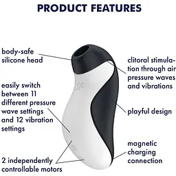 Вакуумний стимулятор із вібрацією Satisfyer Orca - мініатюра 7