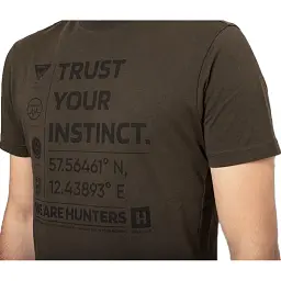 Футболка Harkila Instinct S/S L Коричневий - мініатюра 4