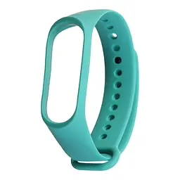 Силіконовий ремінець для фітнес браслетів Xiaomi Mi Band 3/4, Silicone, mint, зі зручною застібкою, на фітнес трекер та смарт годинник, ArmorStandart (ARM51834)