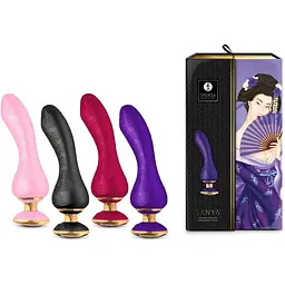 Вібратор для точки G Shunga Sanya Light Pink Гнучкий стовбур - мініатюра 9