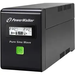 ДБЖ/Безперебійник Power Walker VI800 SW 800VA/480W (VI 800 SW) Чистий синус