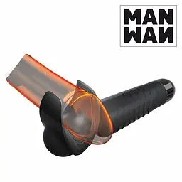 Мастурбатор-вібромасажер Manwan MAN.WAND, відмінно для пар, вібро-мінет, 20 режимів - мініатюра 3