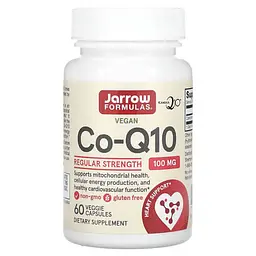 Коэнзим Q-10 Co-Q10 100 mg 60 вегетарианских капсул Jarrow Formulas vit0005726