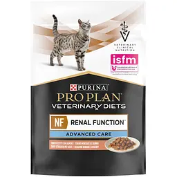 Вологий корм для кішок Purina Pro Plan Veterinary Diets NF Renal Function Advanced Care При патології нирок З лососем 10 x 85 г (7613287873699)