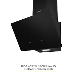 Витяжка декоративна похила WEILOR AURA WDS 53 BLACK - мініатюра 4