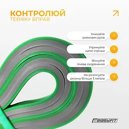 Двошарова резинка для підтягування EasyFit Premium 2-7 кг - мініатюра 8