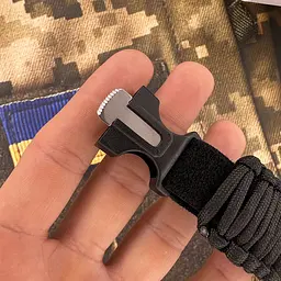 Наручний годинник чоловічий 1356BK Black Tactic Compass Skmei acs0030795 - мініатюра 7