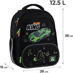 Рюкзак GoPack Education каркасний 597M-5 Rasing King (GO25-597M-5) - мініатюра 3