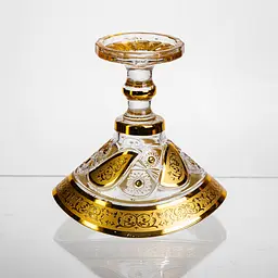 Цукерниця скляна Bogema Gold 15 см Yiwu HP-34-134 - мініатюра 5