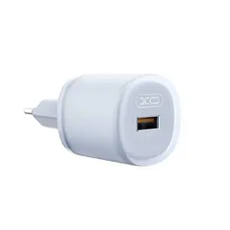 Мережевий зарядний пристрій XO L157(EU) QC3.0 18W charger with TYPE-C cable (NB103) Синій
