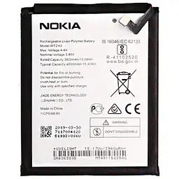 Акумулятор WT240, Nokia 2.3 /Nokia 3.2 /Nokia 5.3, 3920mAh, оригінал PRC