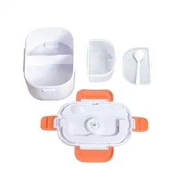 Електричний ланч-бокс контейнер Electronic Lunchbox YS 001 40 W з підігрівом термос для їжі помаранчевий - мініатюра 5
