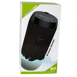Портативна бездротова Bluetooth-колонка Hopestar P7/10W, Bluetooth, TWS, FM, MP3, AUX, Mic Чорна - мініатюра 7