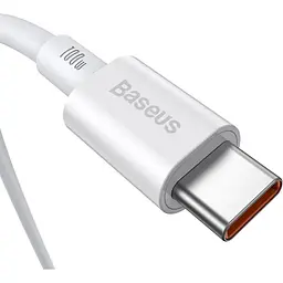 Кабель Baseus Superior Series Fast Charging USB-С to USB-С 100W 2m White (CATYS-C02) [151856] - мініатюра 3
