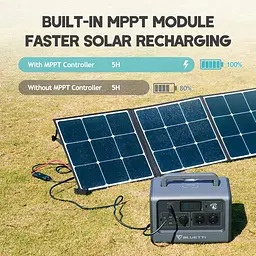 Портативна зарядна станція BLUETTI EB70 1000W - мініатюра 5