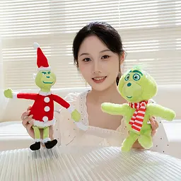 М'яка іграшка Грінч із шарфиком Grinch 30 см - мініатюра 3