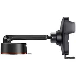 Автотримач Baseus Wisdom Auto Alignment Car Mount 15W із бездротовою зарядкою Black [CGZX000101] [113778] - мініатюра 2