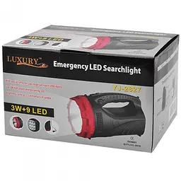 Ліхтар переносний прожектор Luxury 2827 3 W + 9 LED / 25 LED вбудований акумулятор ЗП 220 V - мініатюра 4