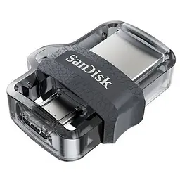 USB флеш накопичувач SanDisk 128GB Ultra Dual Drive M3.0 USB 3.0 (SDDD3-128G-G46) - мініатюра 4