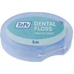 Зубна нитка TePe Dental Floss вощена, що розпушується (м'ята), 5 м - мініатюра 2